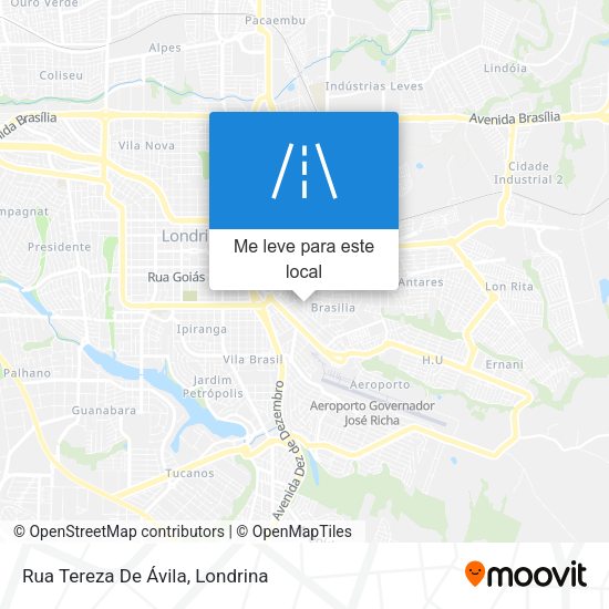 Rua Tereza De Ávila mapa