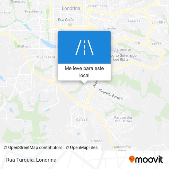 Rua Turquia mapa