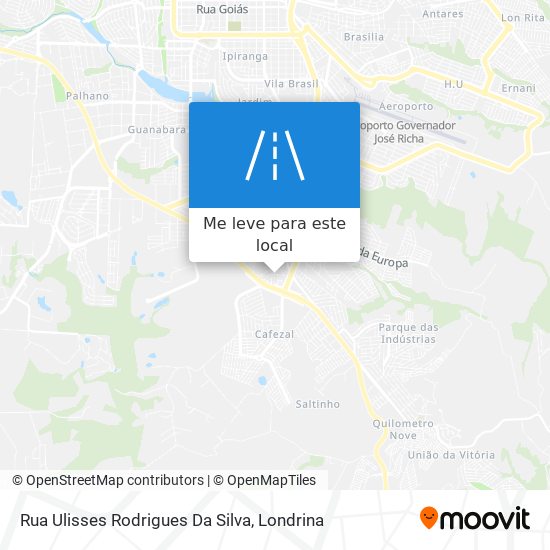 Rua Ulisses Rodrigues Da Silva mapa