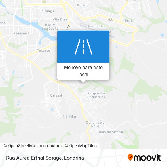 Rua Áurea Erthal Sorage mapa