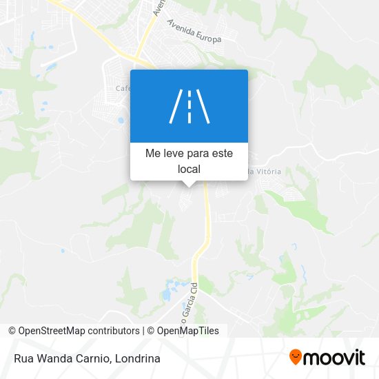 Rua Wanda Carnio mapa
