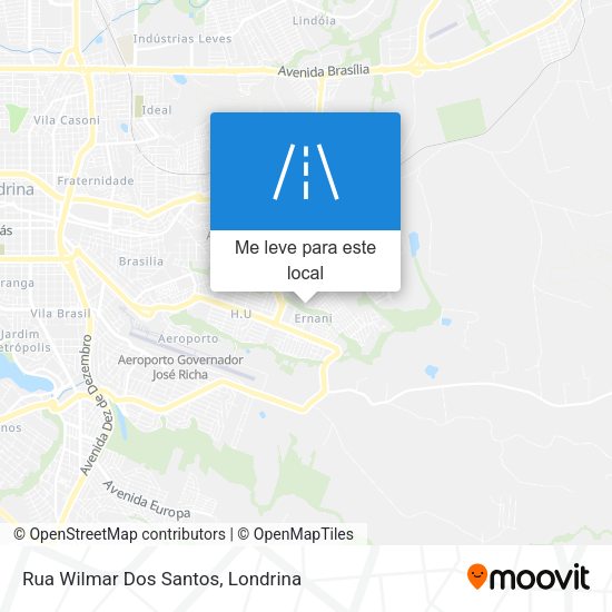 Rua Wilmar Dos Santos mapa