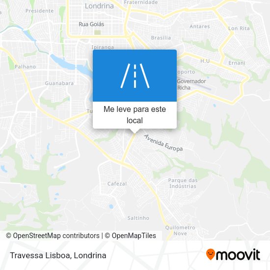 Travessa Lisboa mapa