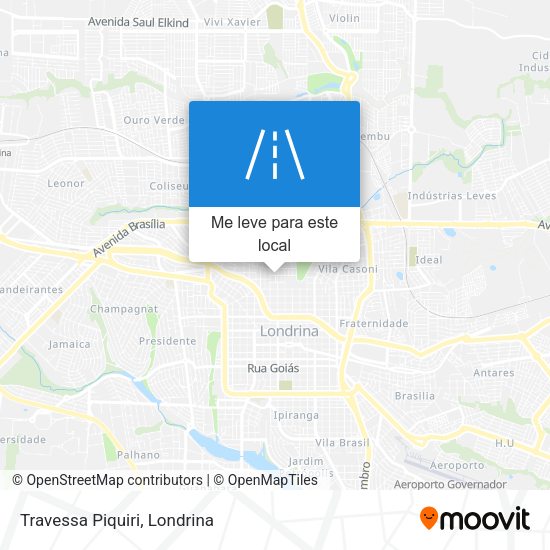 Travessa Piquiri mapa
