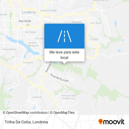 Trilha Da Cotia mapa