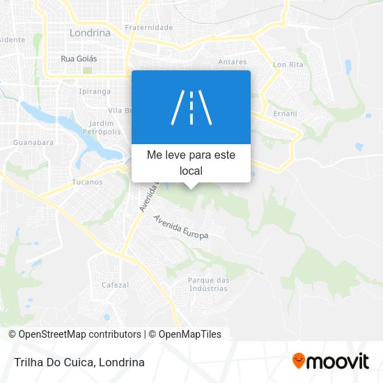 Trilha Do Cuica mapa