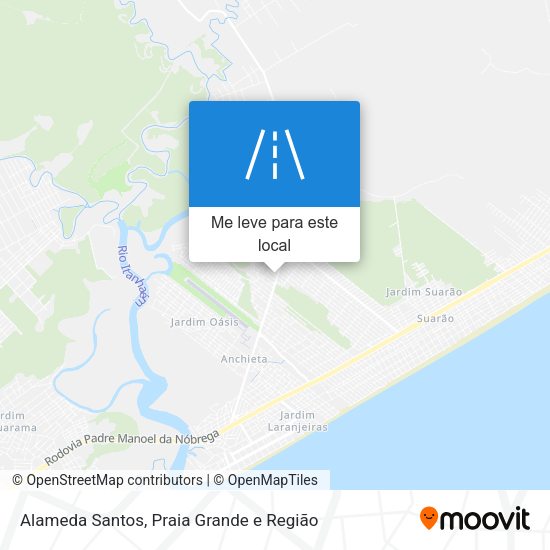Alameda Santos mapa