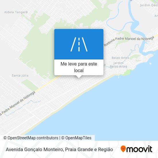 Avenida Gonçalo Monteiro mapa
