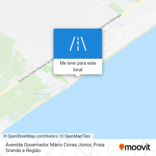 Avenida Governador Mário Covas Júnior mapa