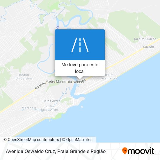 Avenida Oswaldo Cruz mapa