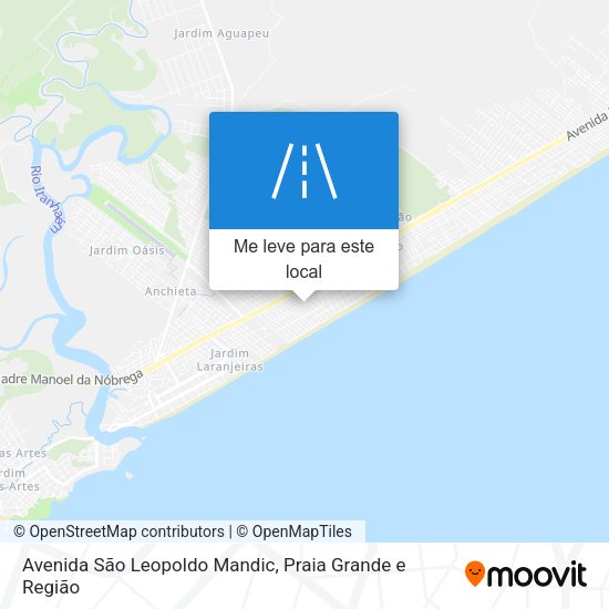 Avenida São Leopoldo Mandic mapa