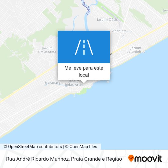 Rua André Ricardo Munhoz mapa