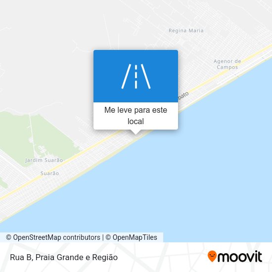 Rua B mapa