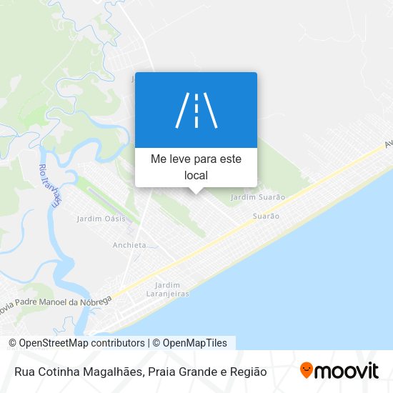 Rua Cotinha Magalhães mapa