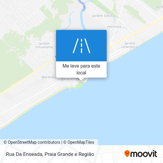 Rua Da Enseada mapa