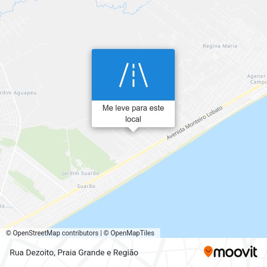 Rua Dezoito mapa