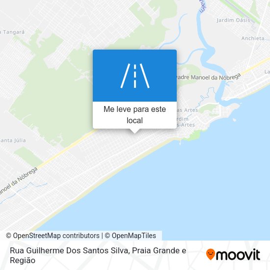 Rua Guilherme Dos Santos Silva mapa