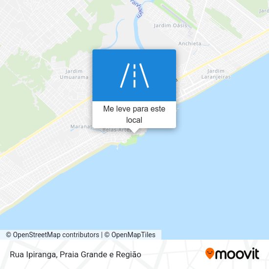 Rua Ipiranga mapa