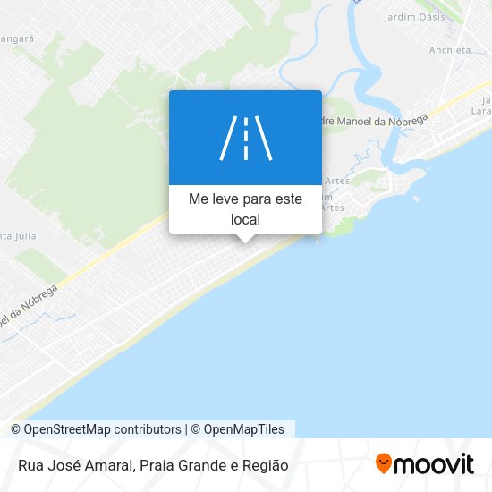 Rua José Amaral mapa