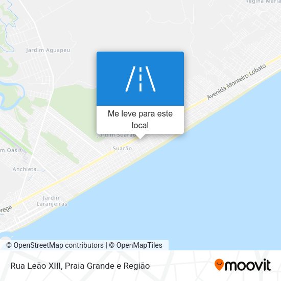 Rua Leão XIII mapa