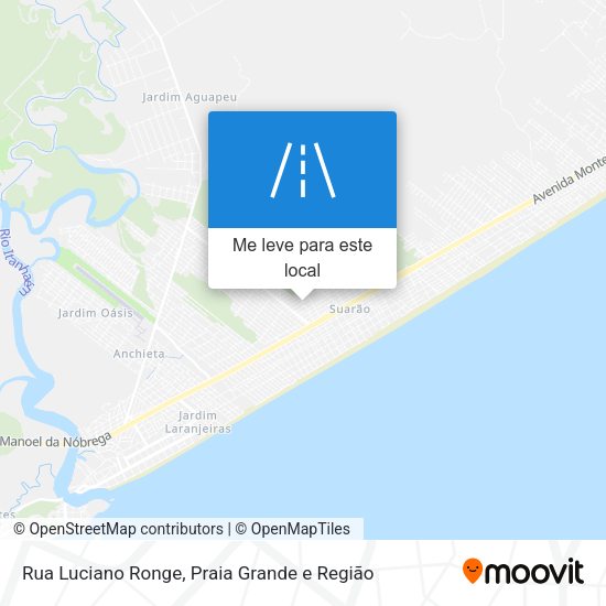 Rua Luciano Ronge mapa