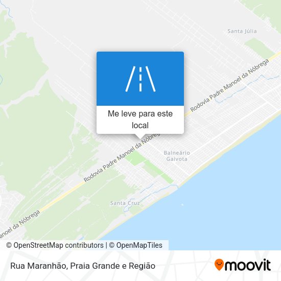 Rua Maranhão mapa