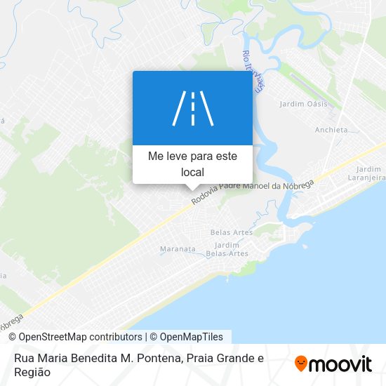 Rua Maria Benedita M. Pontena mapa