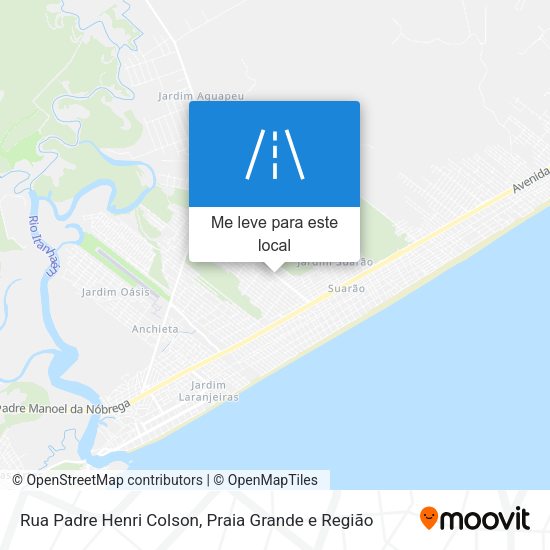 Rua Padre Henri Colson mapa