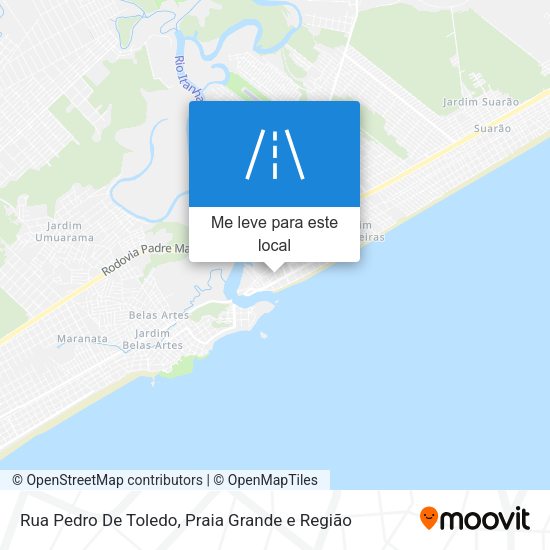 Rua Pedro De Toledo mapa