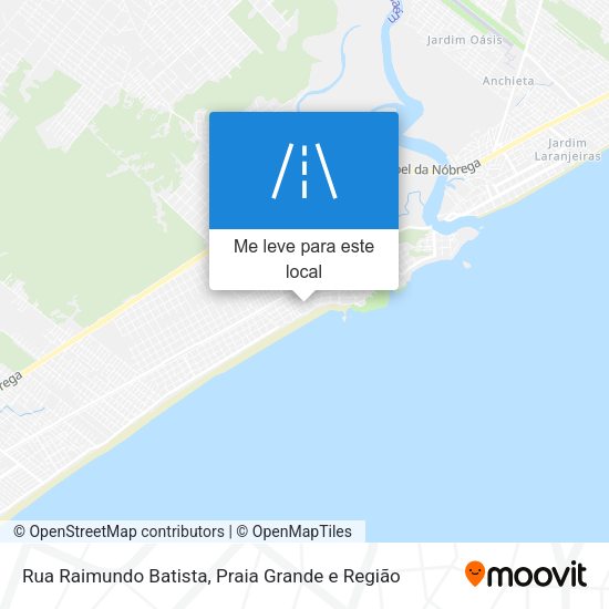 Rua Raimundo Batista mapa
