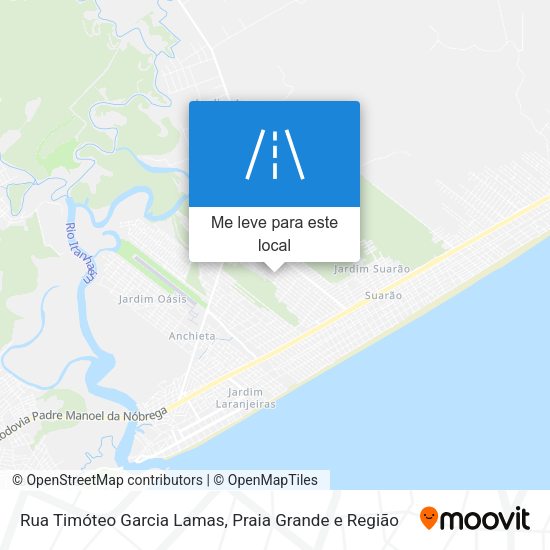 Rua Timóteo Garcia Lamas mapa