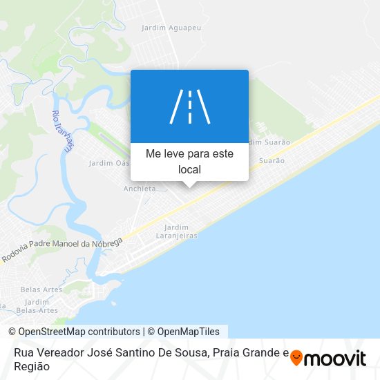 Rua Vereador José Santino De Sousa mapa