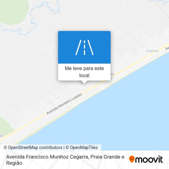 Avenida Francisco Munhoz Cegarra mapa