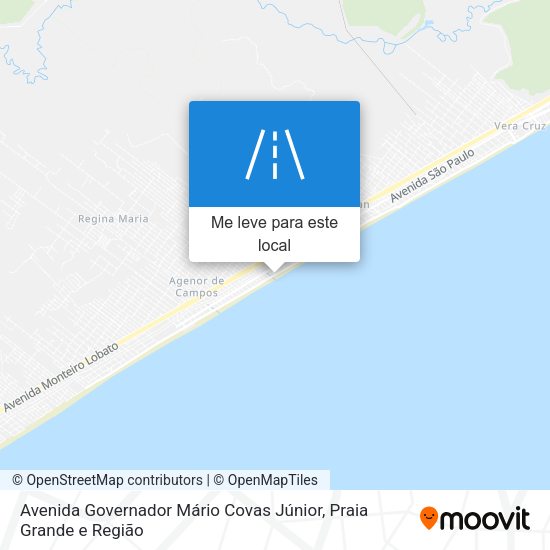 Avenida Governador Mário Covas Júnior mapa