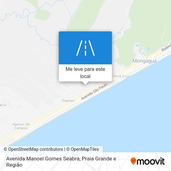 Avenida Manoel Gomes Seabra mapa