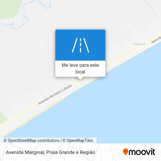 Avenida Marginal mapa
