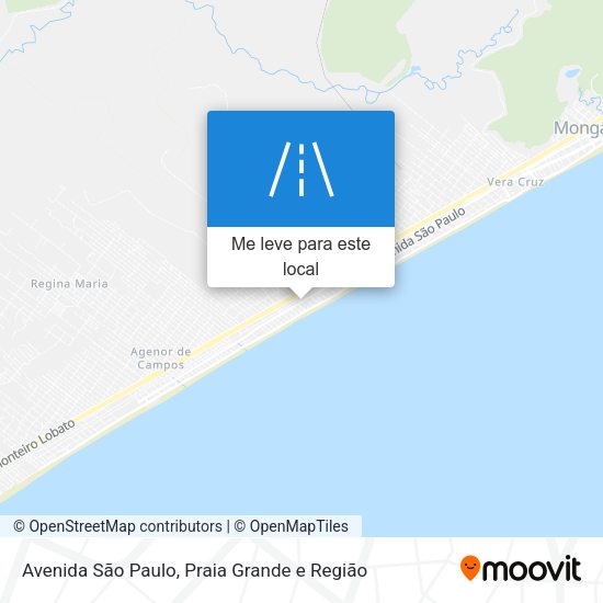 Avenida São Paulo mapa