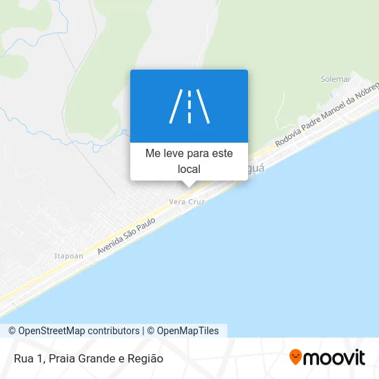 Rua 1 mapa