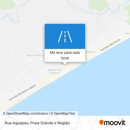 Rua Aguapeu mapa