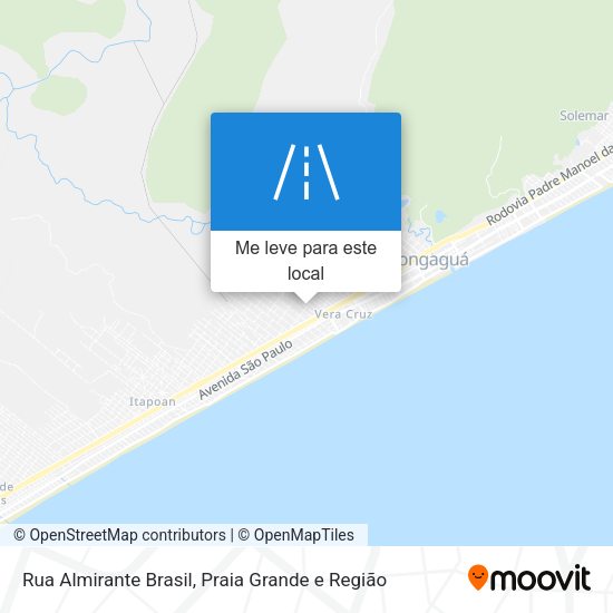 Rua Almirante Brasil mapa