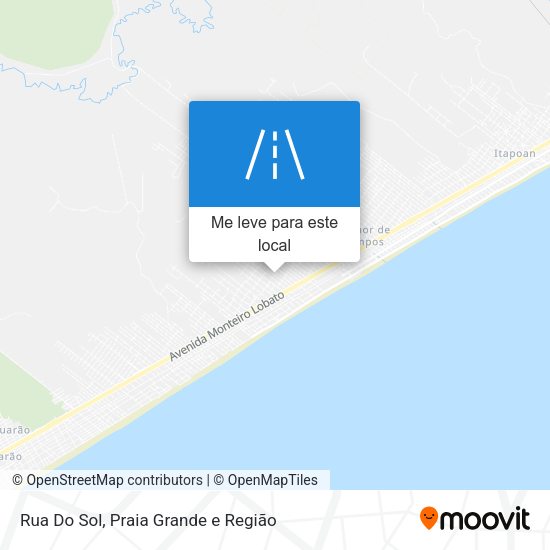 Rua Do Sol mapa