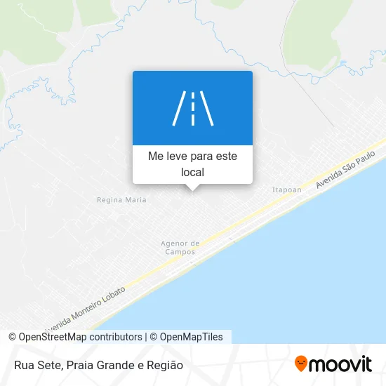 Rua Sete mapa