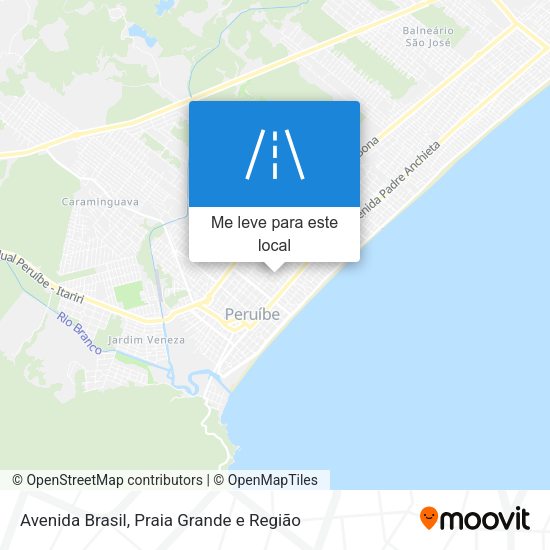 Avenida Brasil mapa