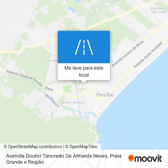 Avenida Doutor Tancredo De Almeida Neves mapa