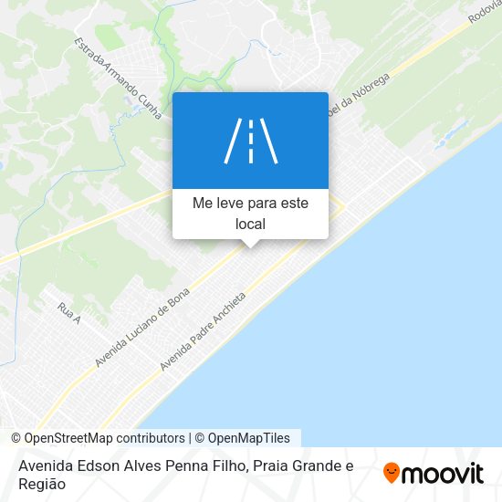Avenida Edson Alves Penna Filho mapa
