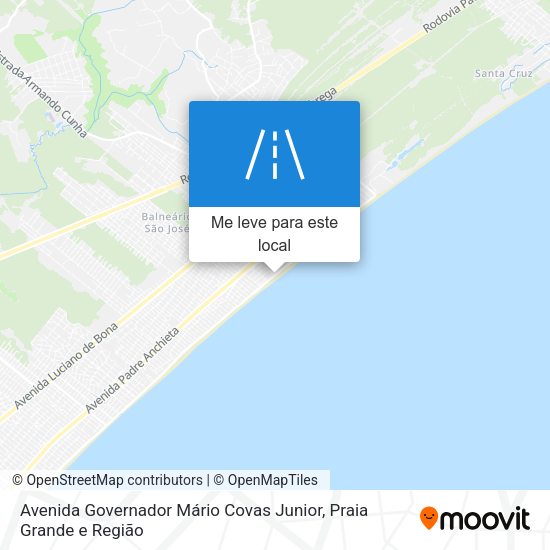 Avenida Governador Mário Covas Junior mapa