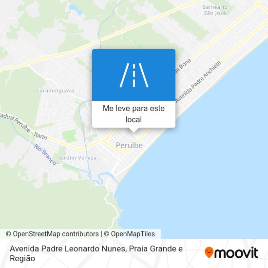 Avenida Padre Leonardo Nunes mapa