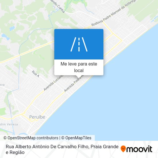 Rua Alberto Antônio De Carvalho Filho mapa