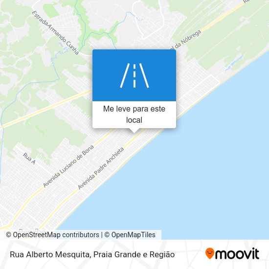 Rua Alberto Mesquita mapa