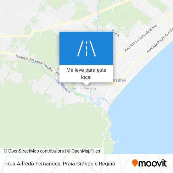 Rua Alfredo Fernandes mapa